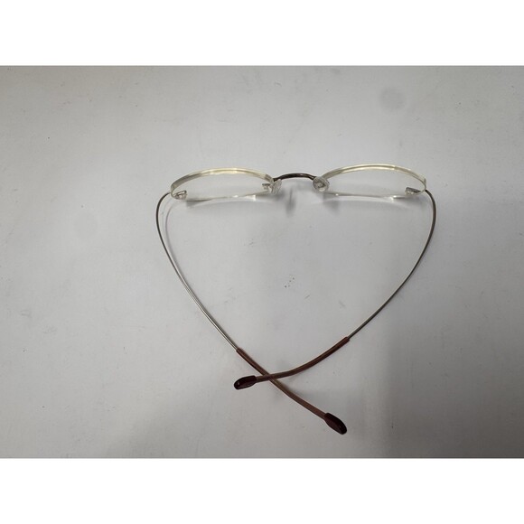 MARCHON AIRLOCK 2 720 52 Brown Rimless Titanium Eyeglasses Frames 150 Authentic main image 5